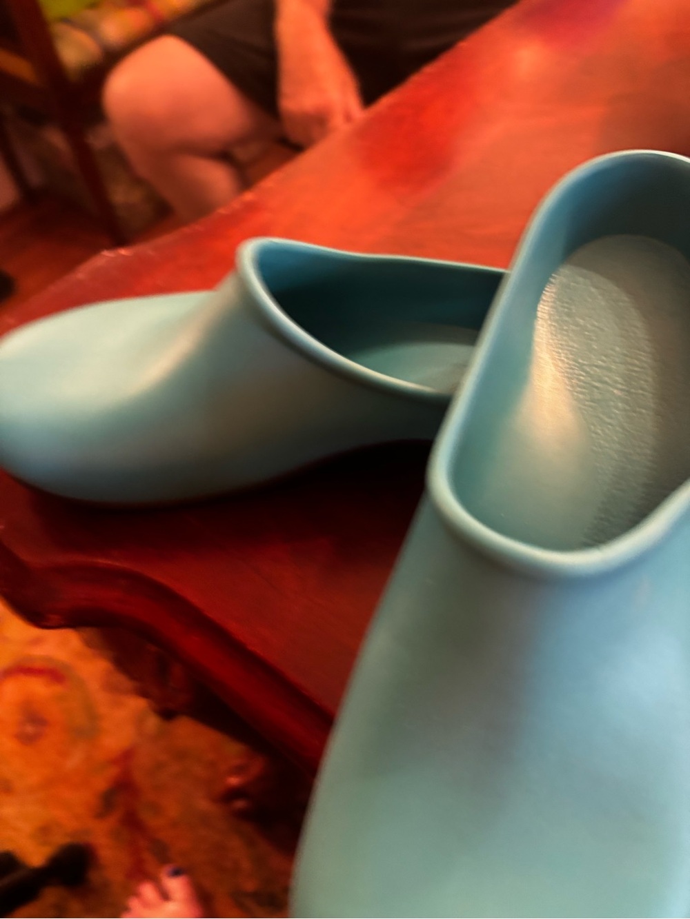 Sloggers Women’s Slip-On Clogs in Teal Blue